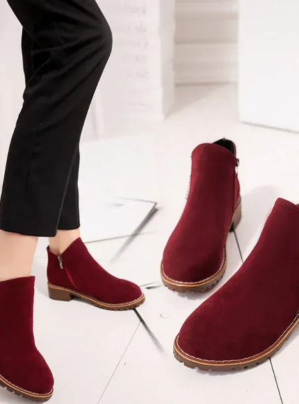 KissICON Women Boots 2024 Autumn Winter Boots Female Shoes