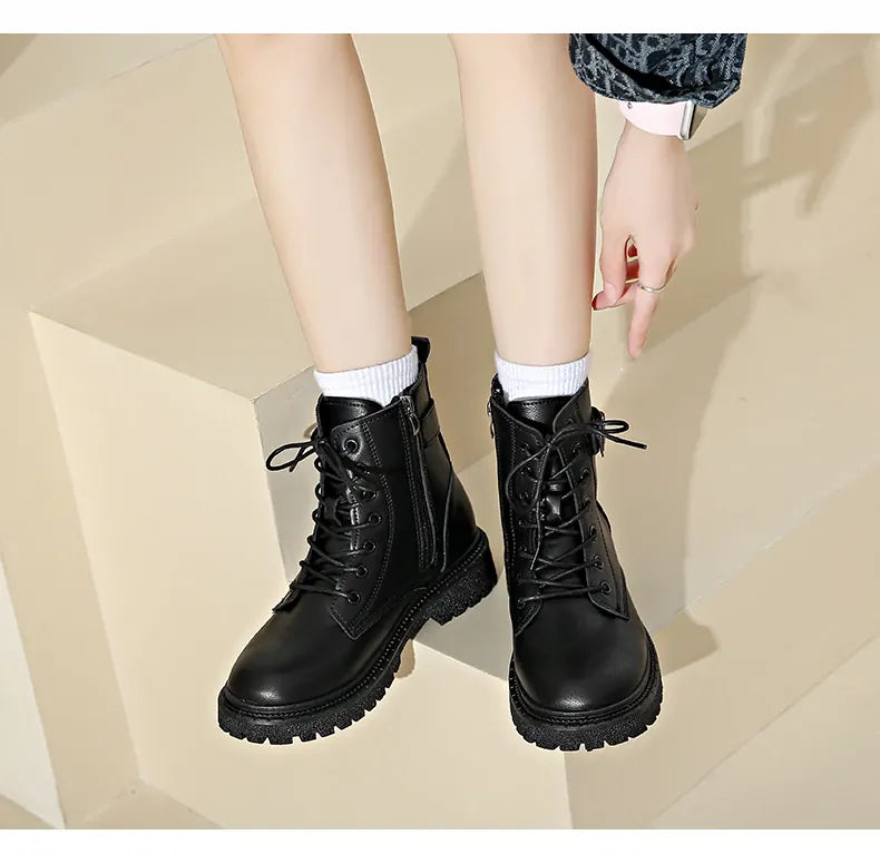 KissICON Women Boots 2024 Autumn Winter New Fashion Classic