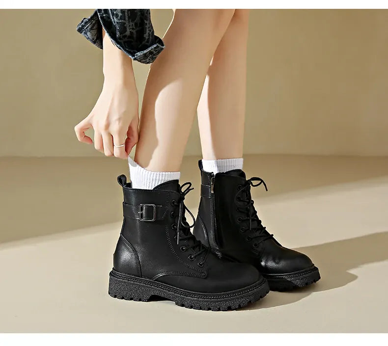 KissICON Women Boots 2024 Autumn Winter New Fashion Classic