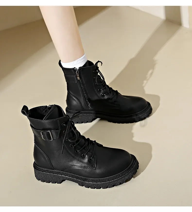 KissICON Women Boots 2024 Autumn Winter New Fashion Classic