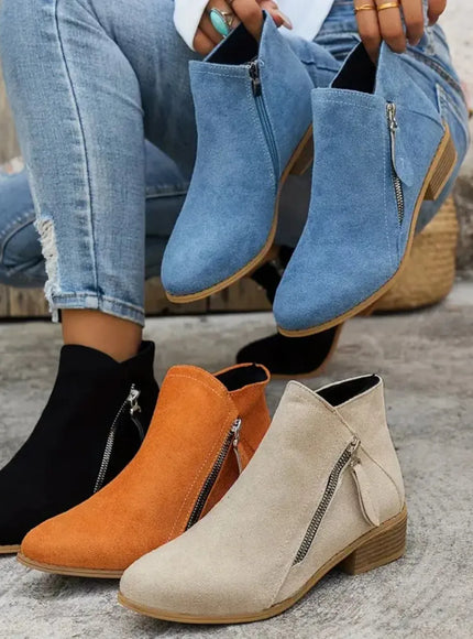 KissICON Women Boots 2024 New Autumn Boots Women Fashion