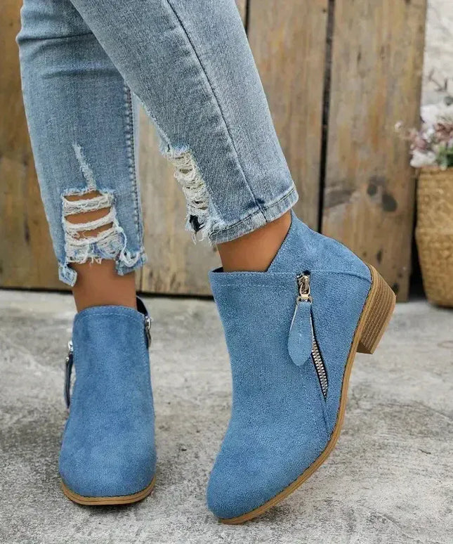 KissICON Women Boots 2024 New Autumn Boots Women Fashion
