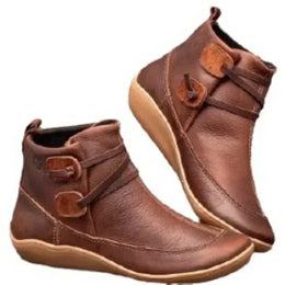 KissICON Women Boots Autumn/winter New Flat Bottomed British Style