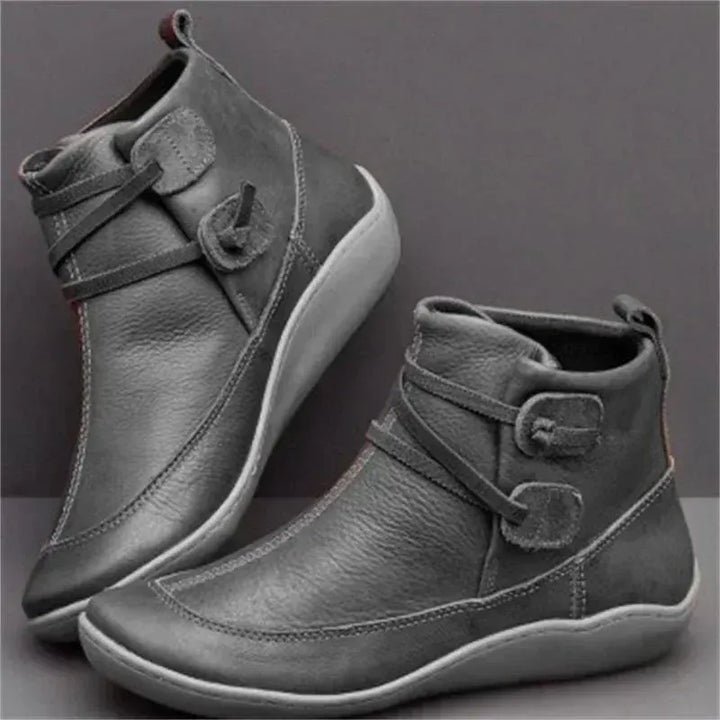 Women Boots Autumn/winter New Flat Bottomed British Style