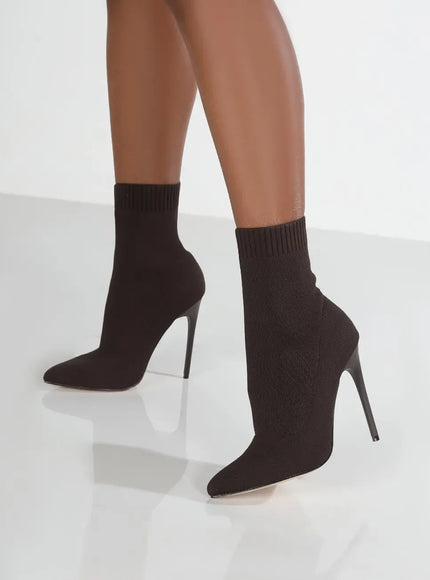 KissICON Women Boots Short High Heels Shoes For Women