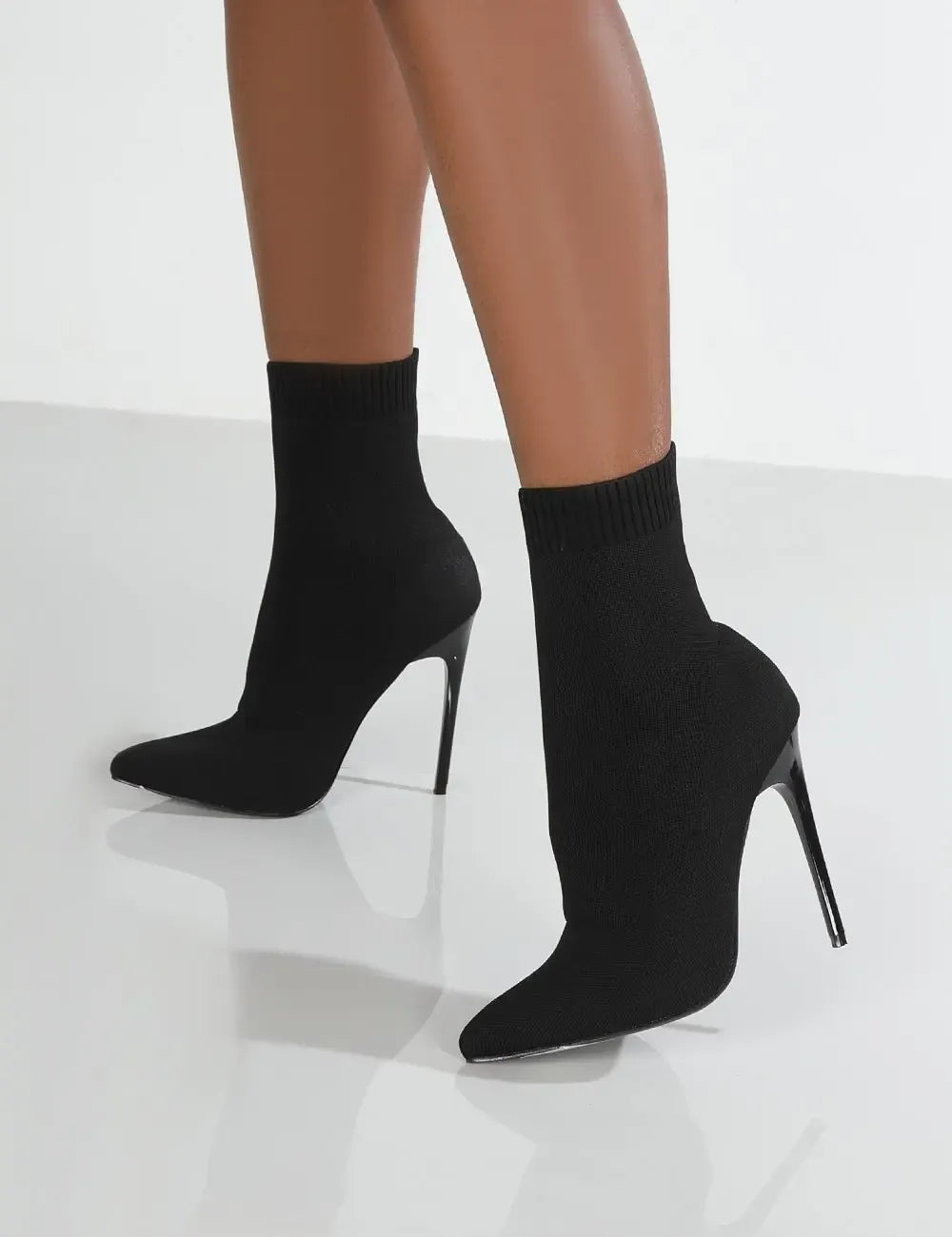 KissICON Women Boots Short High Heels Shoes For Women