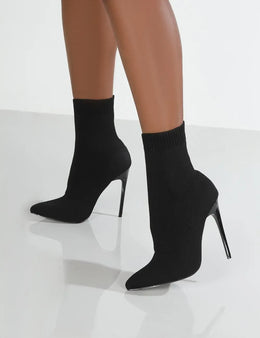 KissICON Women Boots Short High Heels Shoes For Women