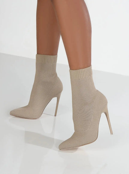 KissICON Women Boots Short High Heels Shoes For Women