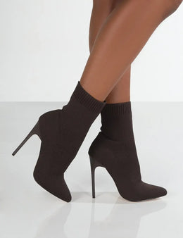 KissICON Women Boots Short High Heels Shoes For Women