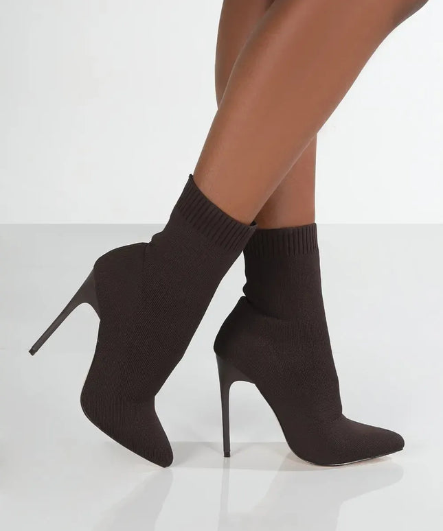 KissICON Women Boots Short High Heels Shoes For Women