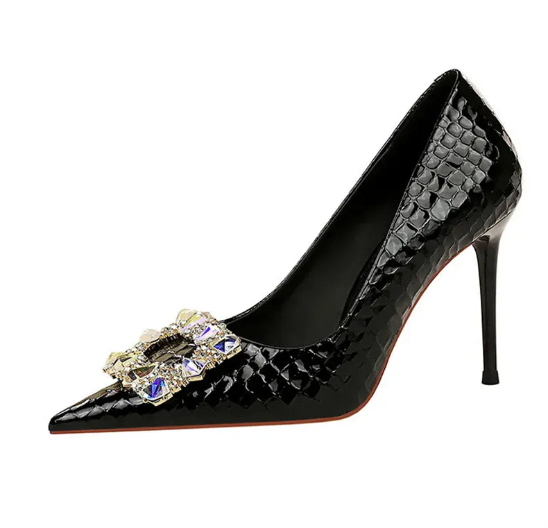 KissICON Women Elegant High Heel Stiletto Pumps Pointed Toe