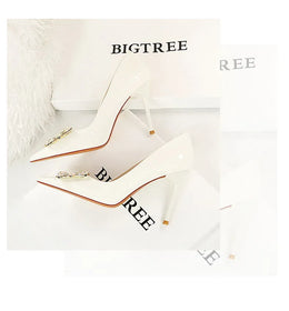 KissICON Women Elegant High Heel Stiletto Pumps Pointed Toe