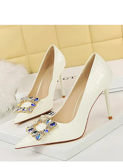 KissICON Women Elegant High Heel Stiletto Pumps Pointed Toe