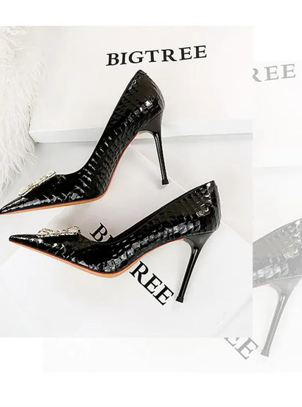 KissICON Women Elegant High Heel Stiletto Pumps Pointed Toe