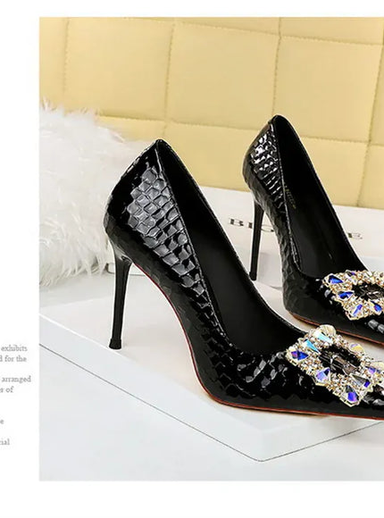 KissICON Women Elegant High Heel Stiletto Pumps Pointed Toe