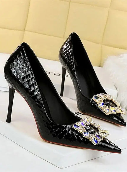 KissICON Women Elegant High Heel Stiletto Pumps Pointed Toe