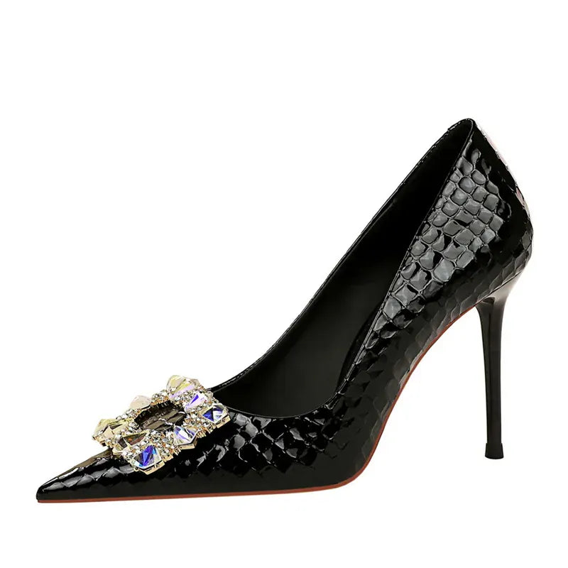 KissICON Women Elegant High Heel Stiletto Pumps Pointed Toe