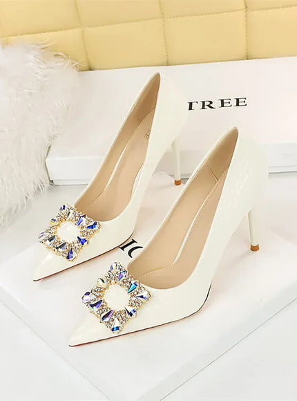 KissICON Women Elegant High Heel Stiletto Pumps Pointed Toe