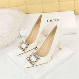 KissICON Women Elegant High Heel Stiletto Pumps Pointed Toe
