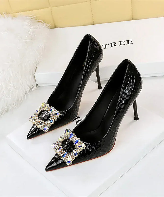 KissICON Women Elegant High Heel Stiletto Pumps Pointed Toe