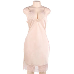 KissICON Women Lingerie Nightgown Silk Satin Slip Dress Nightie Lace Chemise Sexy Night Dress Lingerie Plus Size Nightgown Nightwear