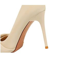 KissICON Women Luxury Suede Shallow Mouth Pointed Toe Thin