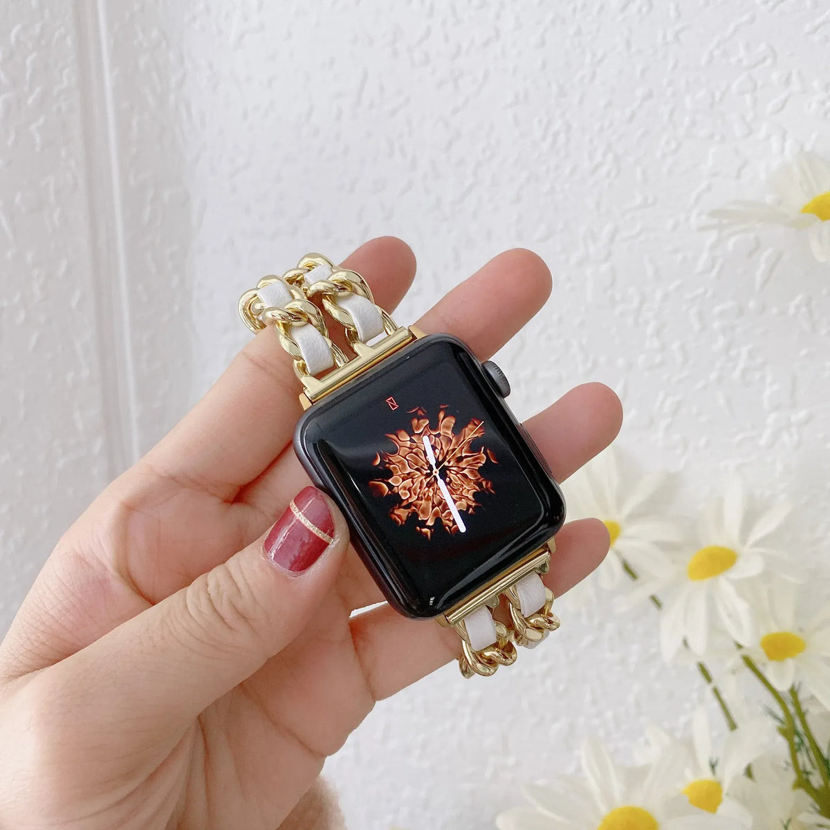 KissICON Women Metal Strap for Apple Watch Band 10 9 8 Ultra 46mm 42mm 49mm 7 SE 6 5 41mm 45mm 44/40mm Lady Gold Steel Bracelet Wristband