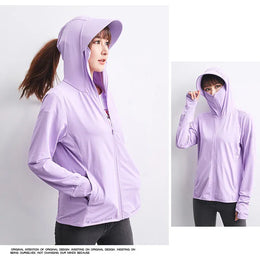 KissICON women purple / Asian size L TRVLWEGO UPF50 Sun Protection Fishing  Outdoor Shirt