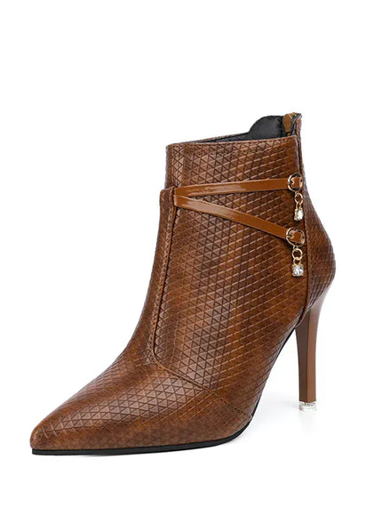 KissICON Women's Boots 2022 New Large Size High-heeled Fashion