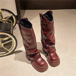 KissICON Women's Boots 2025 New Style Retro High Western