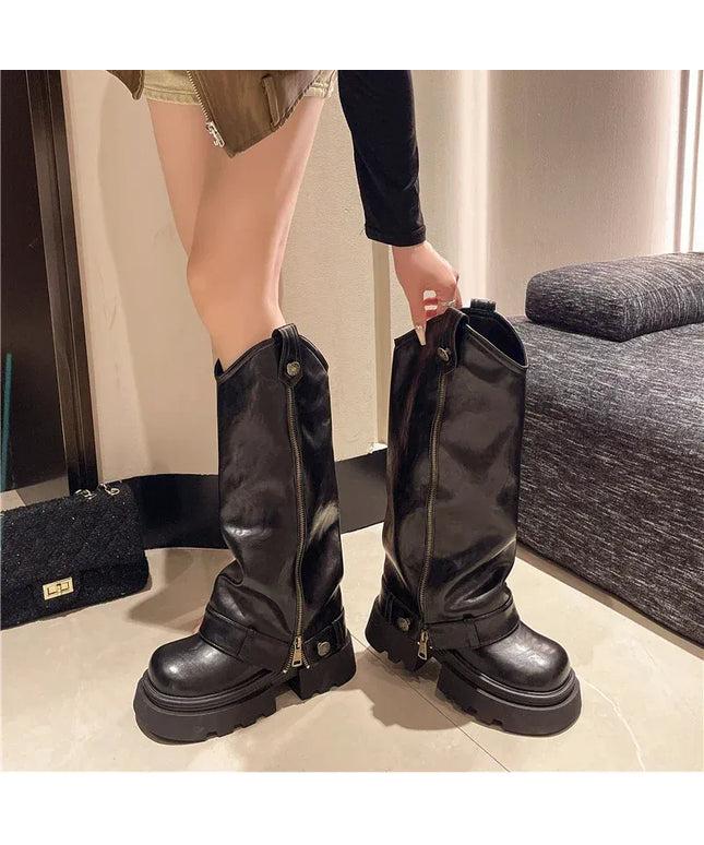 KissICON Women's Boots 2025 New Style Retro High Western