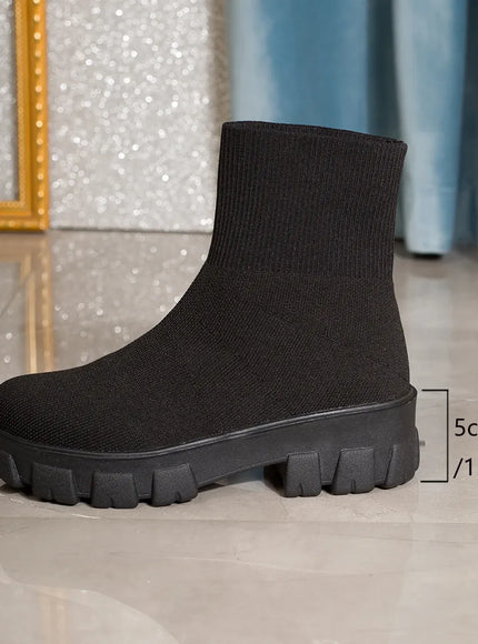 KissICON Women's Boots 2025 Platform Boots for Autumn Winter