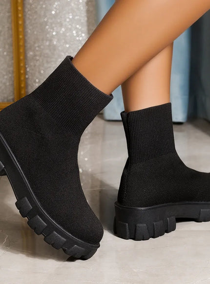 KissICON Women's Boots 2025 Platform Boots for Autumn Winter