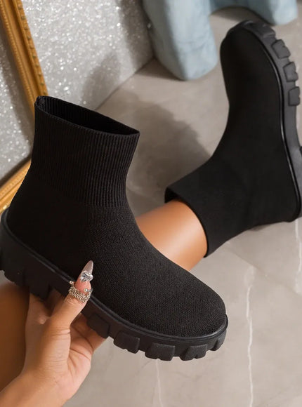 KissICON Women's Boots 2025 Platform Boots for Autumn Winter