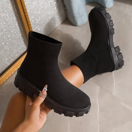 KissICON Women's Boots 2025 Platform Boots for Autumn Winter