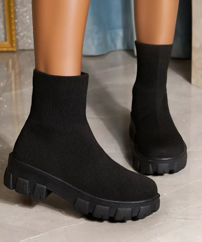 KissICON Women's Boots 2025 Platform Boots for Autumn Winter