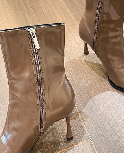KissICON Women's Boots Autumn Boots-Women Winter Footwear Shoes Zipper