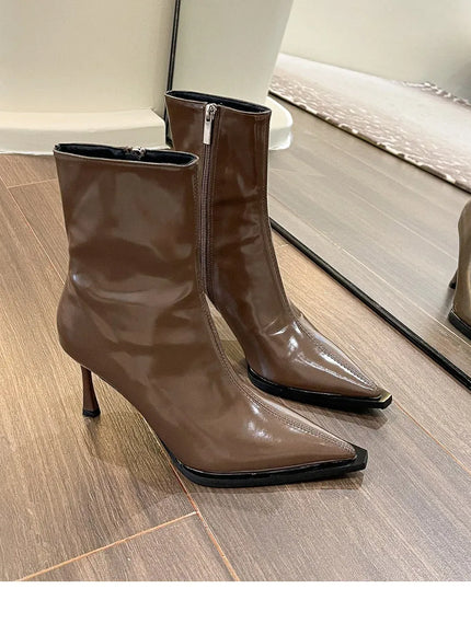 KissICON Women's Boots Autumn Boots-Women Winter Footwear Shoes Zipper