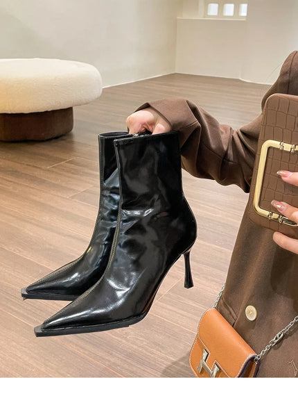 KissICON Women's Boots Autumn Boots-Women Winter Footwear Shoes Zipper
