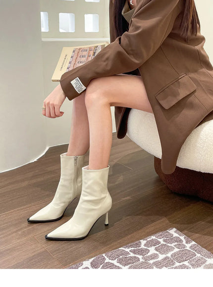 KissICON Women's Boots Autumn Boots-Women Winter Footwear Shoes Zipper