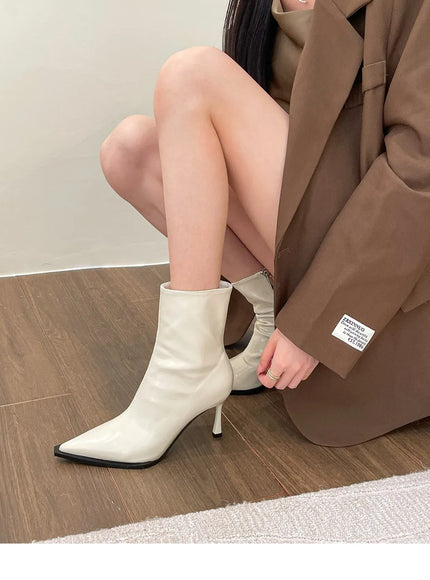 KissICON Women's Boots Autumn Boots-Women Winter Footwear Shoes Zipper