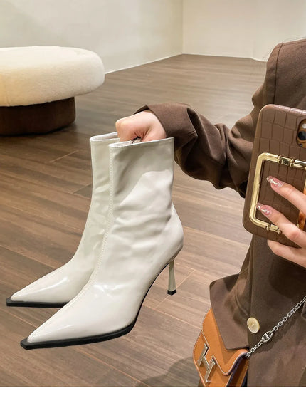KissICON Women's Boots Autumn Boots-Women Winter Footwear Shoes Zipper