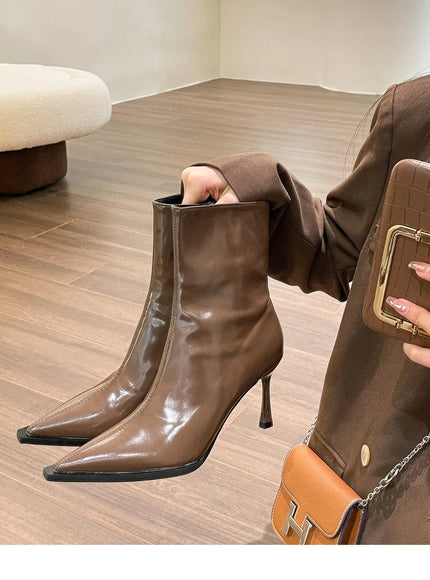 KissICON Women's Boots Autumn Boots-Women Winter Footwear Shoes Zipper