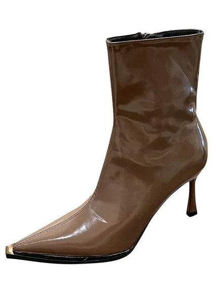 KissICON Women's Boots Autumn Boots-Women Winter Footwear Shoes Zipper