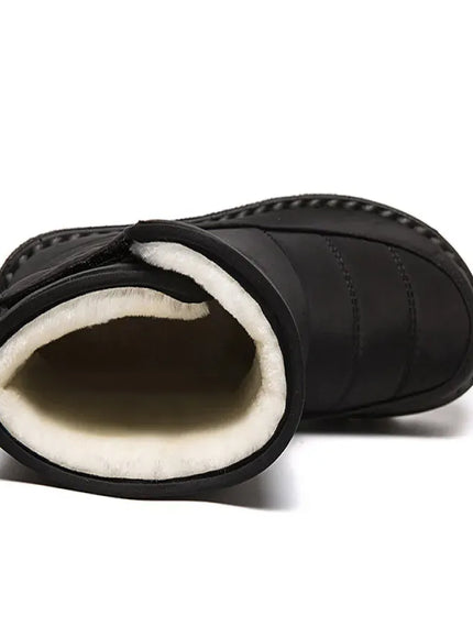 KissICON Women's Boots Low Heels Fur Boots For Winter
