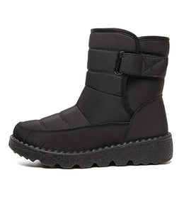 KissICON Women's Boots Low Heels Fur Boots For Winter