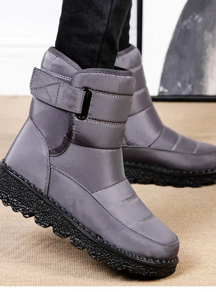 KissICON Women's Boots Low Heels Fur Boots For Winter
