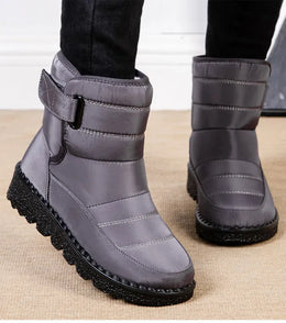 KissICON Women's Boots Low Heels Fur Boots For Winter