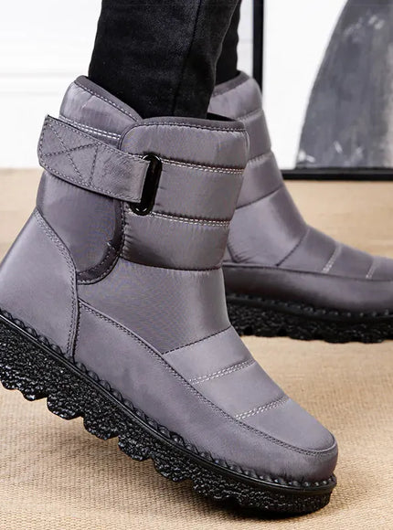 KissICON Women's Boots Low Heels Fur Boots For Winter