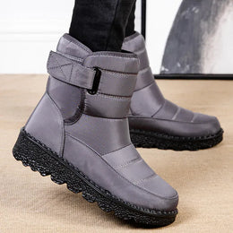 KissICON Women's Boots Low Heels Fur Boots For Winter